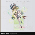 miHoYo Honkai Star Rail Firefly Spring Missive Series Badge Standing Ticket Card Pendant Delicate Accessories